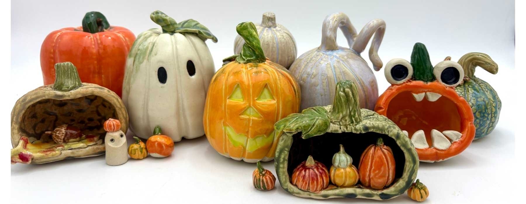 Youth Homeschool Pottery: Pumpkins 	