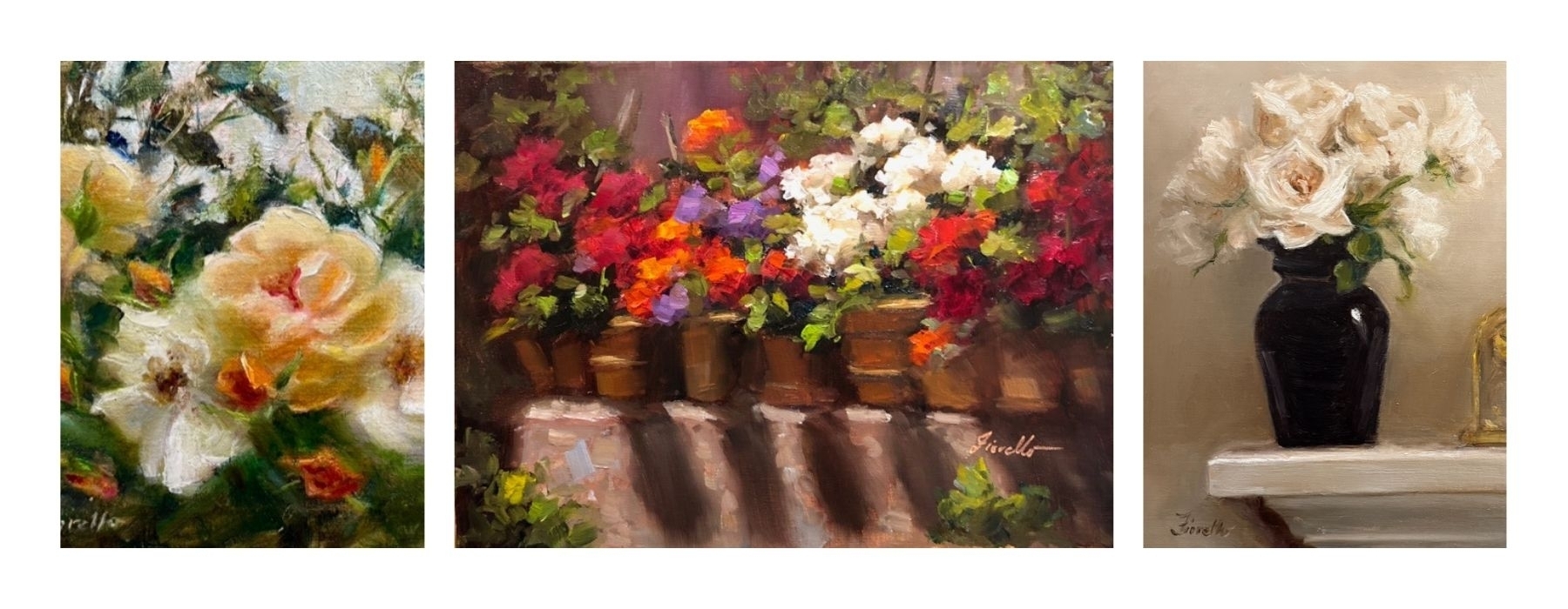 Painting Flowers in Oil with Vibrant Color and Energy with Pat Fiorello