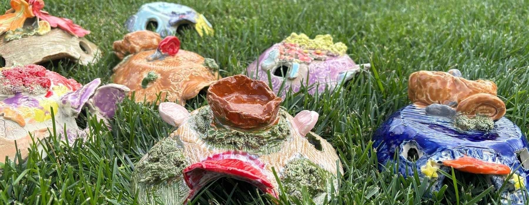 All Ages Pottery: Toad Houses
