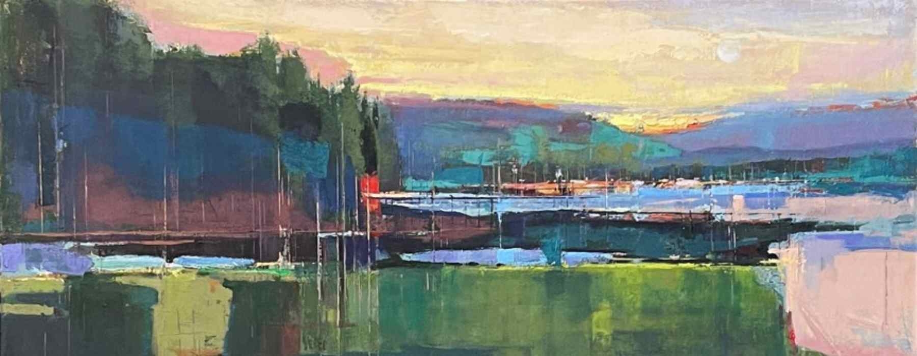 Contemporary Landscape Painting using Traditional and Abstract Techniques