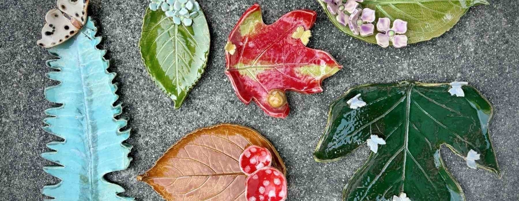 Intergenerational Pottery - Leaf Trays