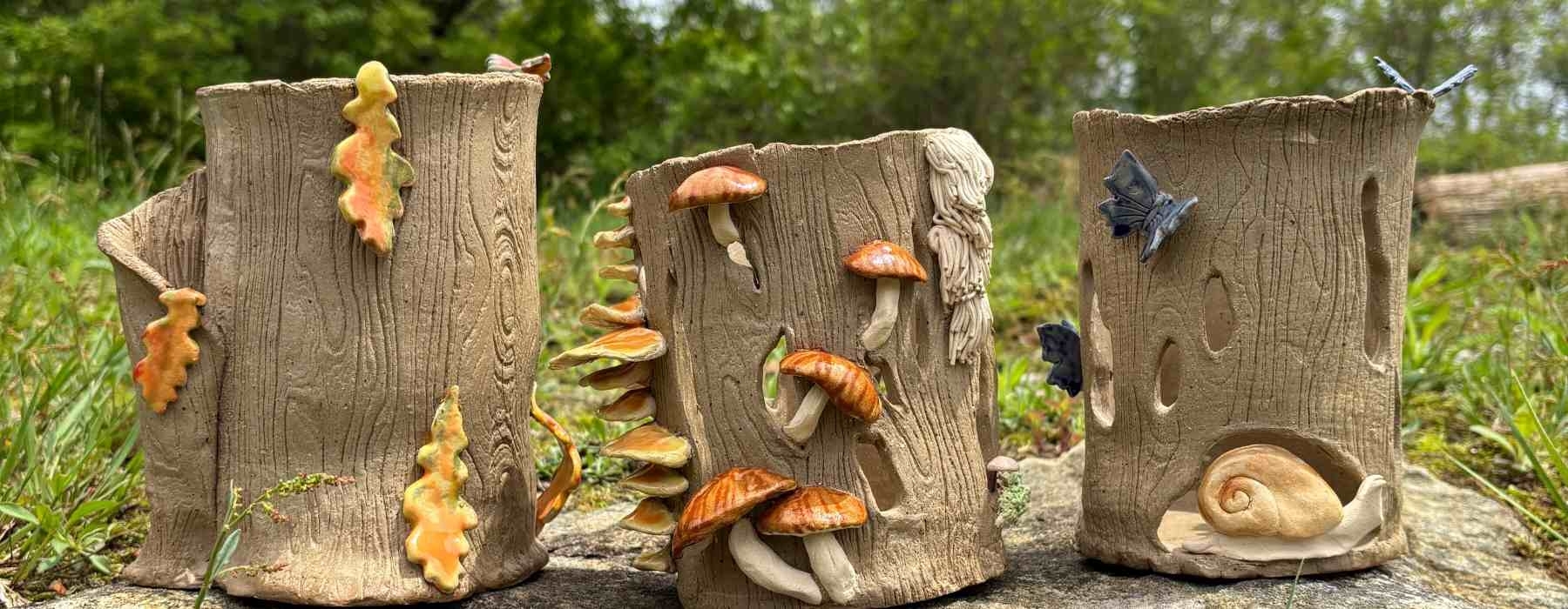 Intergenerational Pottery - Stump Cups